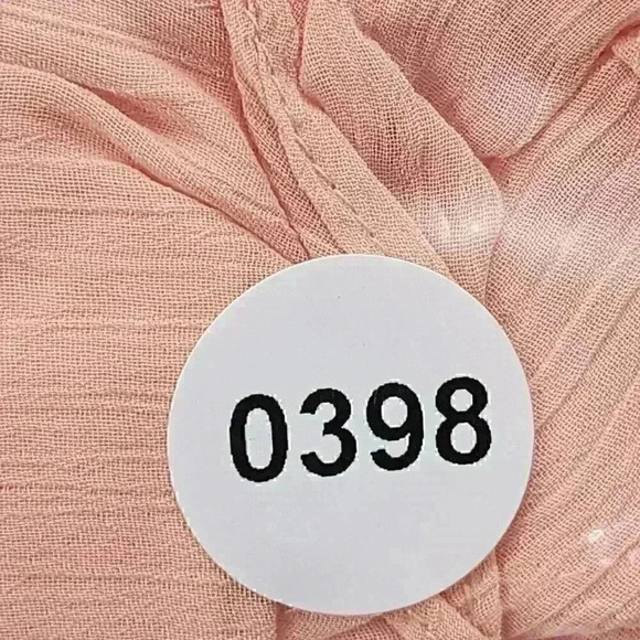 WAYF  Made In USA Wrap Ruffle Longs sleeve Fit & Flare Mini Dress L - Picture 10 of 10